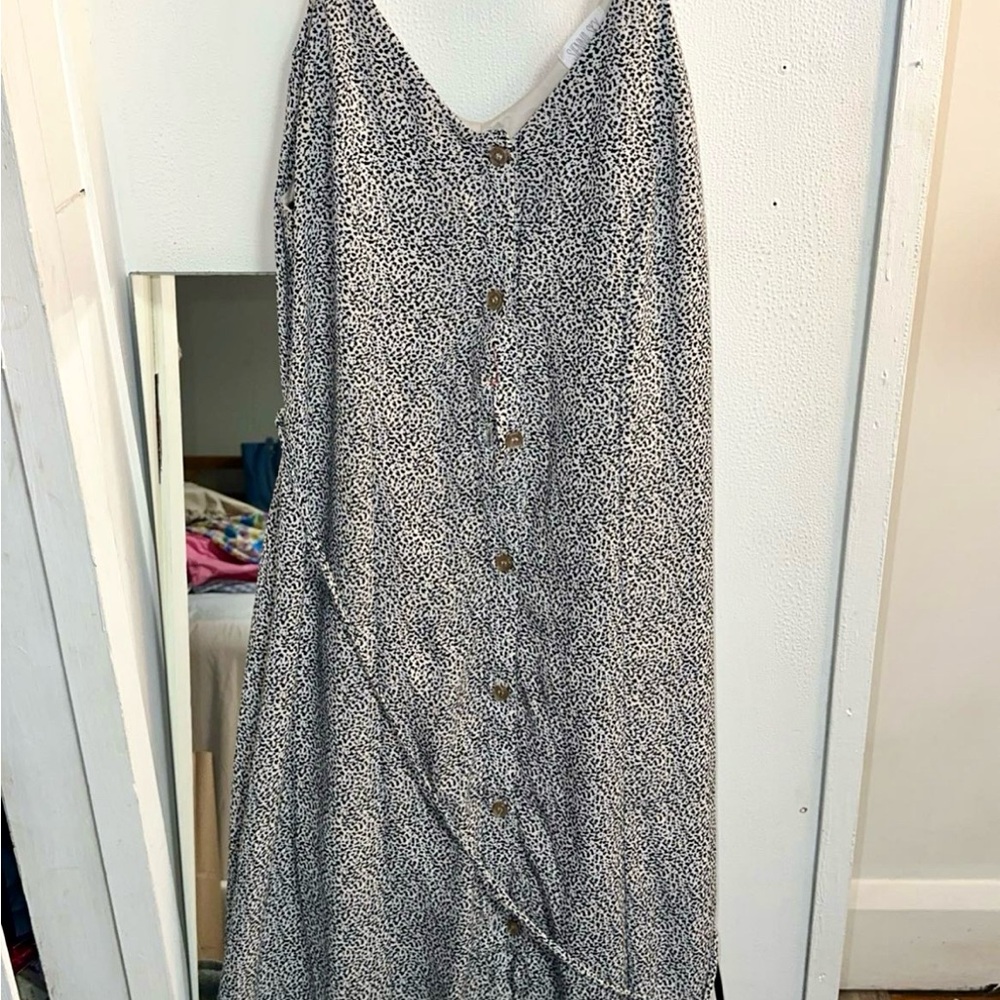 Leopard Print Button-Down Dress